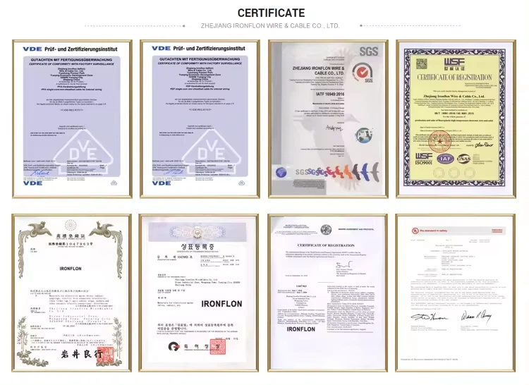 Wire Cable Electrical Certificate Wire Cable Electrical Certificate